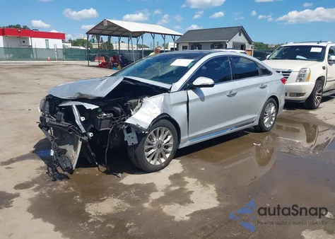 2015 Hyundai Sonata Limited z USA, uszkodzony, nr VIN 5NPE34AF1FH072392